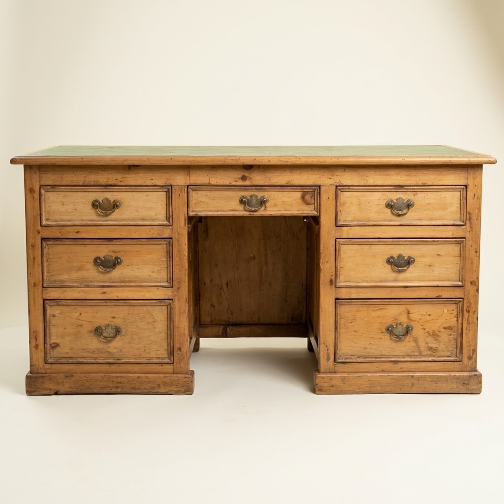 VINTAGE KEYHOLE DESK